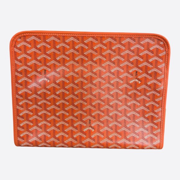 Goyard Orange Jouvence GM Toiletry Bag - Picture 3 of 6
